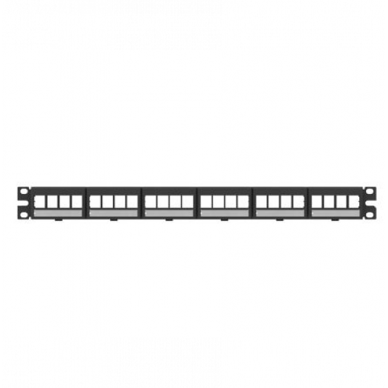 Panduit 24port Patch Panel with Label for UTP, 1RU