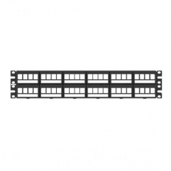 Panduit 48port Patch Panel with Label for UTP, 2RU