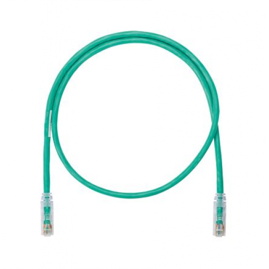 Panduit NK Copper Patch Cord, Category 6, Green 24AWG UTP Cable, 5 Meter