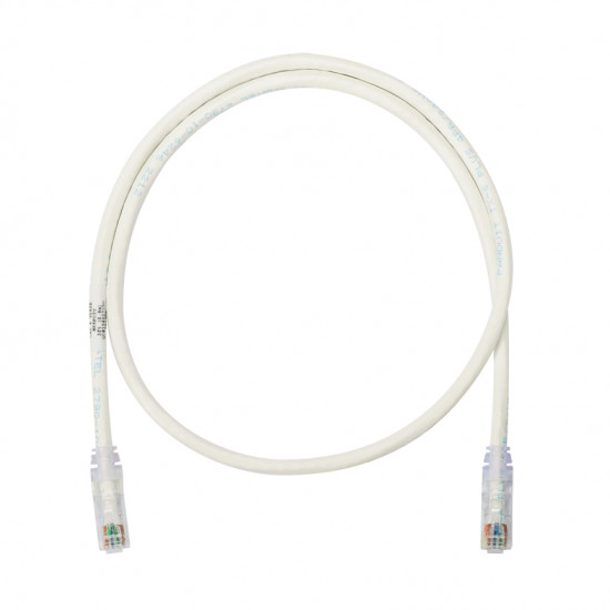 Panduit NK Copper Patch Cord, Category 6, Gray 24AWG UTP Cable, 3 Meter