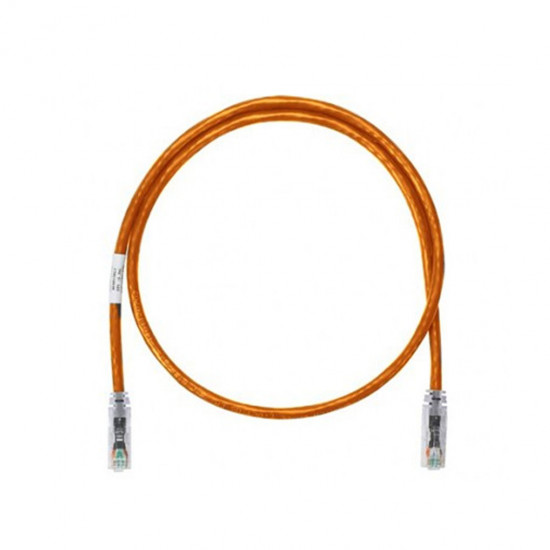 Panduit NK Copper Patch Cord, Category 6, Orange 24AWG UTP Cable, 3 Meter