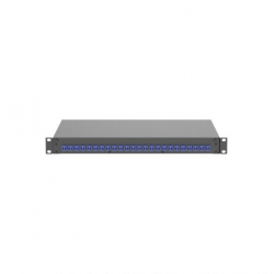 Panduit NetKey Fiber Drawer with 24 LC duplex adapters for (OS1/OS2) Singlemode fiber