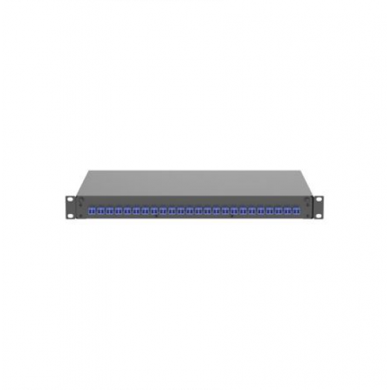 Panduit NetKey Fiber Drawer with 24 LC duplex adapters for (OS1/OS2) Singlemode fiber