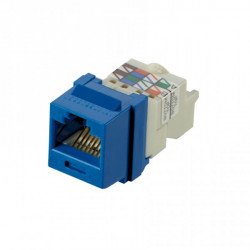 Panduit NetKey CAT6 UTP Keystone Jack, Blue